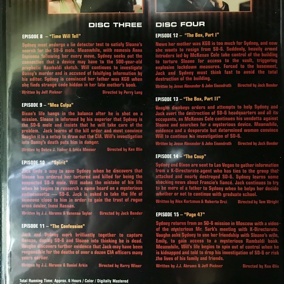 Alias The Complete First Season DVD, 2003, 6-Disks - Picture 10 of 12